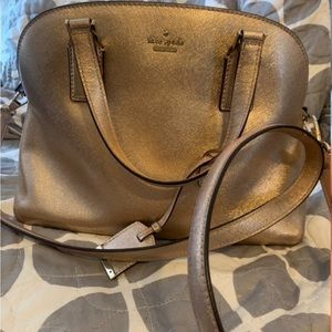 Rose gold Kate spade purse